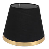 Fabric Lamp Shade European Style Modern Lampshade for E27 Table Lamp Floor Light SuppliesPX125 Black In Australia - Darrahopens