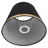 Fabric Lamp Shade European Style Modern Lampshade for E27 Table Lamp Floor Light SuppliesPX125 Black In Australia - Darrahopens