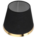 Fabric Lamp Shade European Style Modern Lampshade for E27 Table Lamp Floor Light SuppliesPX125 Black