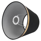 Fabric Lamp Shade European Style Modern Lampshade for E27 Table Lamp Floor Light SuppliesPX125 Black