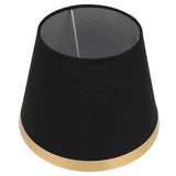 Fabric Lamp Shade European Style Modern Lampshade for E27 Table Lamp Floor Light SuppliesPX125 Black