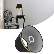 Fabric Lamp Shade European Style Modern Lampshade for E27 Table Lamp Floor Light SuppliesPX125 Black