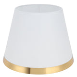 Fabric Lamp Shade European Style Modern Lampshade for E27 Table Lamp Floor Light SuppliesPX129 White In Australia - Darrahopens