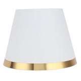 Fabric Lamp Shade European Style Modern Lampshade for E27 Table Lamp Floor Light SuppliesPX129 White In Australia - Darrahopens