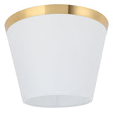 Fabric Lamp Shade European Style Modern Lampshade for E27 Table Lamp Floor Light SuppliesPX129 White