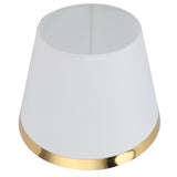 Fabric Lamp Shade European Style Modern Lampshade for E27 Table Lamp Floor Light SuppliesPX129 White