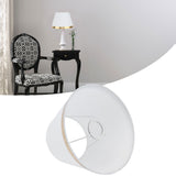 Fabric Lamp Shade European Style Modern Lampshade for E27 Table Lamp Floor Light SuppliesPX129 White