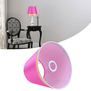 Fabric Lamp Shade European Style Modern Lampshade for E27 Table Lamp Floor Light SuppliesPX131 Rose Red