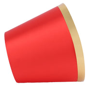 Fabric Lamp Shade European Style Modern Lampshade for E27 Table Lamp Floor Light SuppliesPX134 Red In Australia - Darrahopens