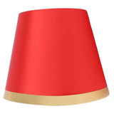 Fabric Lamp Shade European Style Modern Lampshade for E27 Table Lamp Floor Light SuppliesPX134 Red In Australia - Darrahopens