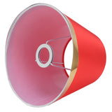 Fabric Lamp Shade European Style Modern Lampshade for E27 Table Lamp Floor Light SuppliesPX134 Red In Australia - Darrahopens