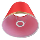 Fabric Lamp Shade European Style Modern Lampshade for E27 Table Lamp Floor Light SuppliesPX134 Red In Australia - Darrahopens