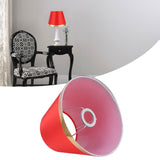 Fabric Lamp Shade European Style Modern Lampshade for E27 Table Lamp Floor Light SuppliesPX134 Red
