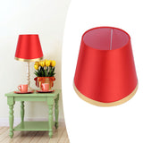Fabric Lamp Shade European Style Modern Lampshade for E27 Table Lamp Floor Light SuppliesPX134 Red