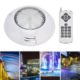 LED Simming Pool Light Waterproof Underwater Wall Mounted Light RGB Remote Control Submersible Light AC12V35W‑3500LM