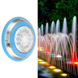 LED Swimming Pool Light Stainless Steel Waterproof Underwater Wall Light for Outdoor AC12V18W‑1800LM