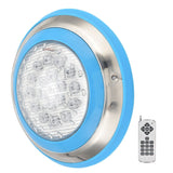 LED Simming Pool Light Underwater Light AC12V RGB HighPower 18Key Remote Control Submersible Light(24W-2400LM )