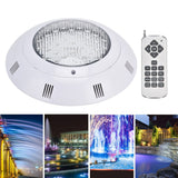 Waterproof LED Swimming Pool Light WallMounted RGB 18 Key Remote Control Underwater Light AC12V(35W 3500LM )