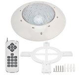 IP68 Waterproof LED Swimming Pool Light Colorful RGB Wall Mounted Underwater Light with Remote Control AC12V(18W 1800LM )