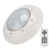 IP68 Waterproof LED Swimming Pool Light Colorful RGB Wall Mounted Underwater Light with Remote Control AC12V(18W 1800LM )