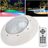 IP68 Waterproof LED Swimming Pool Light Colorful RGB Wall Mounted Underwater Light with Remote Control AC12V(25W 2500LM )