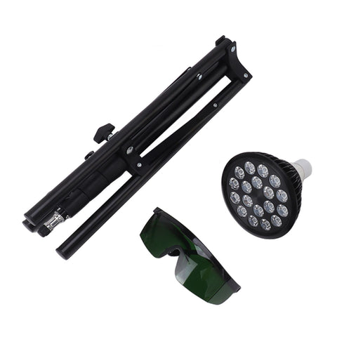 Taning Lamp 460nm Sun Light Skin Tanning Light Adjustable Tripod 54W 100‑240V with Light Bulbs for Face Body EU Plug In Australia - Darrahopens