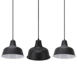 3 PCS Barn Pendant Lamp Holder Adjustable Rope Iron 110‑240V Farmhouse Pendant Light Holder for Home Bars Restaurants