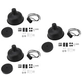 3 PCS Barn Pendant Lamp Holder Adjustable Rope Iron 110‑240V Farmhouse Pendant Light Holder for Home Bars Restaurants