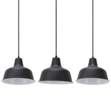 3 PCS Barn Pendant Lamp Holder Adjustable Rope Iron 110‑240V Farmhouse Pendant Light Holder for Home Bars Restaurants