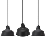3 PCS Barn Pendant Lamp Holder Adjustable Rope Iron 110‑240V Farmhouse Pendant Light Holder for Home Bars Restaurants