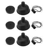 3 PCS Barn Pendant Lamp Holder Adjustable Rope Iron 110‑240V Farmhouse Pendant Light Holder for Home Bars Restaurants