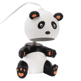 Candle Warmer Lamp Melting Wax Lamp Cute Panda Robot Shape with Timer Metal Frame G10 Bulb Candle Light Wamer