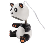 Candle Warmer Lamp Melting Wax Lamp Cute Panda Robot Shape with Timer Metal Frame G10 Bulb Candle Light Wamer