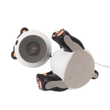 Candle Warmer Lamp Melting Wax Lamp Cute Panda Robot Shape with Timer Metal Frame G10 Bulb Candle Light Wamer