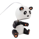 Candle Warmer Lamp Melting Wax Lamp Cute Panda Robot Shape with Timer Metal Frame G10 Bulb Candle Light Wamer