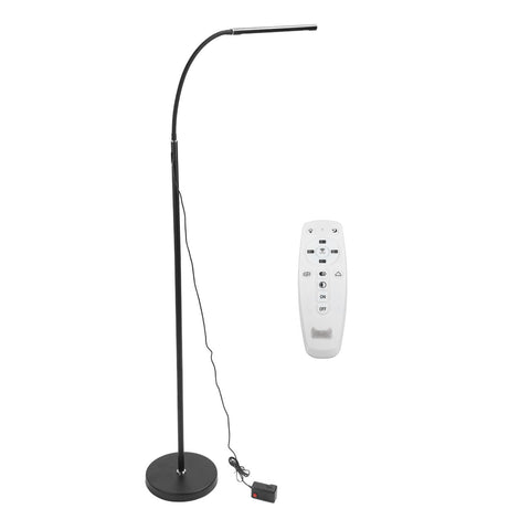LED Floor Lamp Iron Adjustable Modern Standing Corner Lamp with Remote Control for Bedroom Living Room Office