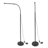 LED Floor Lamp Iron Adjustable Modern Standing Corner Lamp with Remote Control for Bedroom Living Room Office
