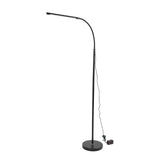 LED Floor Lamp Iron Adjustable Modern Standing Corner Lamp with Remote Control for Bedroom Living Room Office