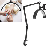 Half Moon Lamp Eyelash Light C Table Clamp USB Powered Adjustable Brightness Color Temperature Rotatable LED Beauty Light for Skincare