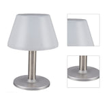 Solar Table Lamp LED Waterproof 3 Levels Adjustable Solar Desk Lamp for Home Outdoor Garden