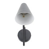 Industrial Wall Sconces Adjustable Rocker Arm Metal Black Vintage Industrial Wall Mounted Lighting Reading Light Fixture 85‑265V