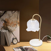 Candle Warmer Lamp Glass Marble Dimmable Electric Fragrance Candle Melter with 2 Bulbs for Christmas House Warming Gifts Home Bedroom Decor CN Plug 220V