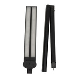 24W Double Head Gooseneck Desk Lamp Eye Protection Detachable Black LED Desk Lights for Work Reading