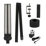 24W Double Head Gooseneck Desk Lamp Eye Protection Detachable Black LED Desk Lights for Work Reading In Australia - Darrahopens