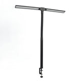 24W Double Head Gooseneck Desk Lamp Eye Protection Detachable Black LED Desk Lights for Work Reading