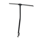 24W Double Head Gooseneck Desk Lamp Eye Protection Detachable Black LED Desk Lights for Work Reading