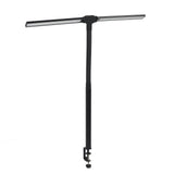 24W Double Head Gooseneck Desk Lamp Eye Protection Detachable Black LED Desk Lights for Work Reading