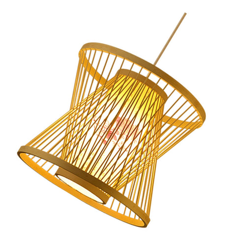 Hanging Lantern Lamp Pendant Light Fixture Bamboo Woven Chinese Japanese E27 Spotlight Decorative Lamp 111‑240V for Restaurant In Australia - Darrahopens