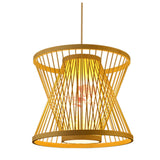 Hanging Lantern Lamp Pendant Light Fixture Bamboo Woven Chinese Japanese E27 Spotlight Decorative Lamp 111‑240V for Restaurant In Australia - Darrahopens