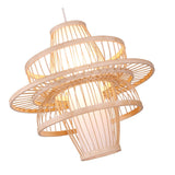 Pendant Light LED Hanging Lamp Home Decoration with Bamboo Lampshade 111‑240V for Ceiling Office In Australia - Darrahopens